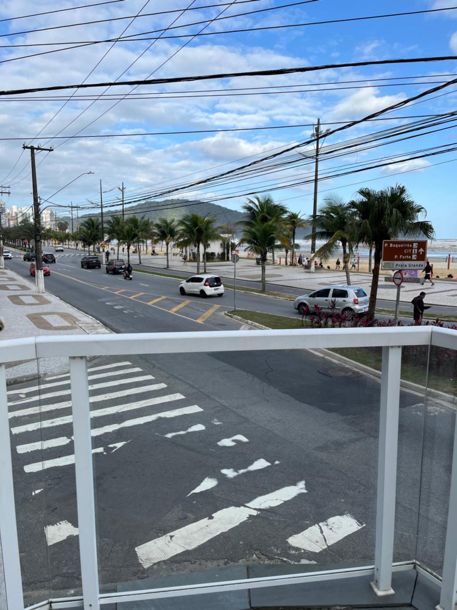 Apartamento Vista Para Praia Praia Grande  Buitenkant foto